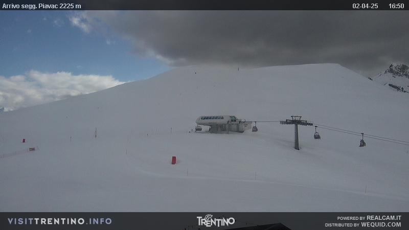 Webcam Moena - Alpe di Lusia - Seggiovia Piavac (arrivo)