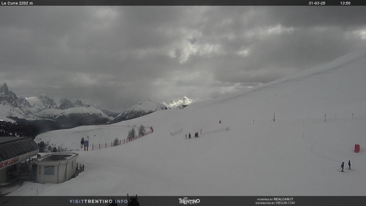 Webcam Moena - Alpe Lusia - Le Cune.