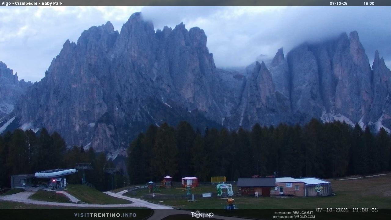 Webcam a Vigo di Fassa - Trentino