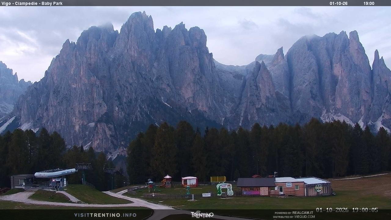 Webcam a Vigo di Fassa - Trentino