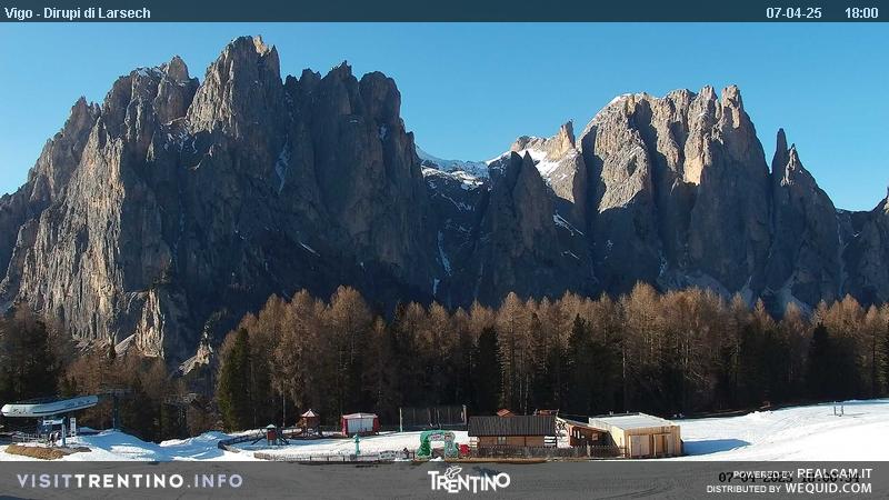 Webcam Vigo di Fassa - Seggiovia Campo scuola