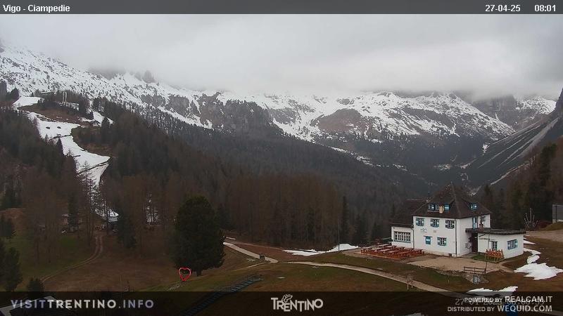 Webcam Vigo di Fassa - Catinaccio - Roda de Vael