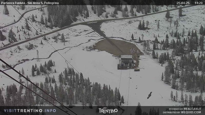 Webcam Moena - Passo San Pellegrino - Costabella