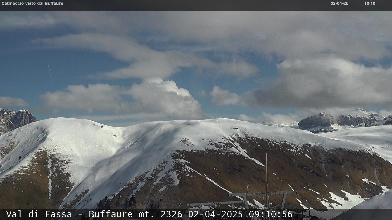 Webcam Pozza di Fassa - Buffaure - Rosengarten