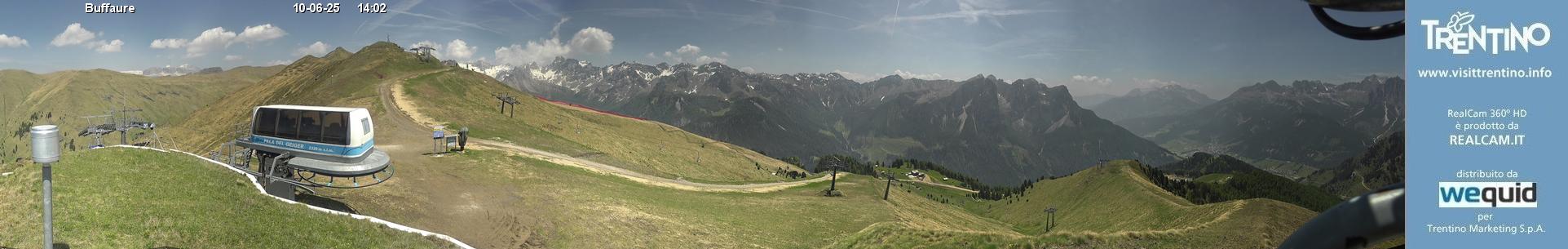 Webcam Pozza di Fassa - Buffaure. Col de Valvacin.