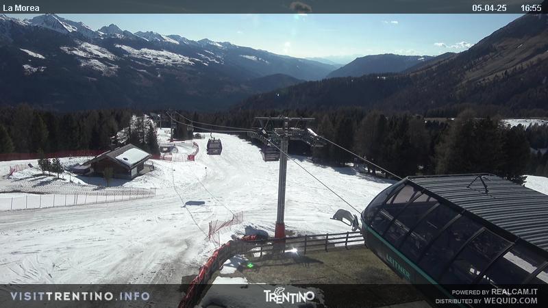 Webcam Moena - Lusia - Castelir stazione monte. 