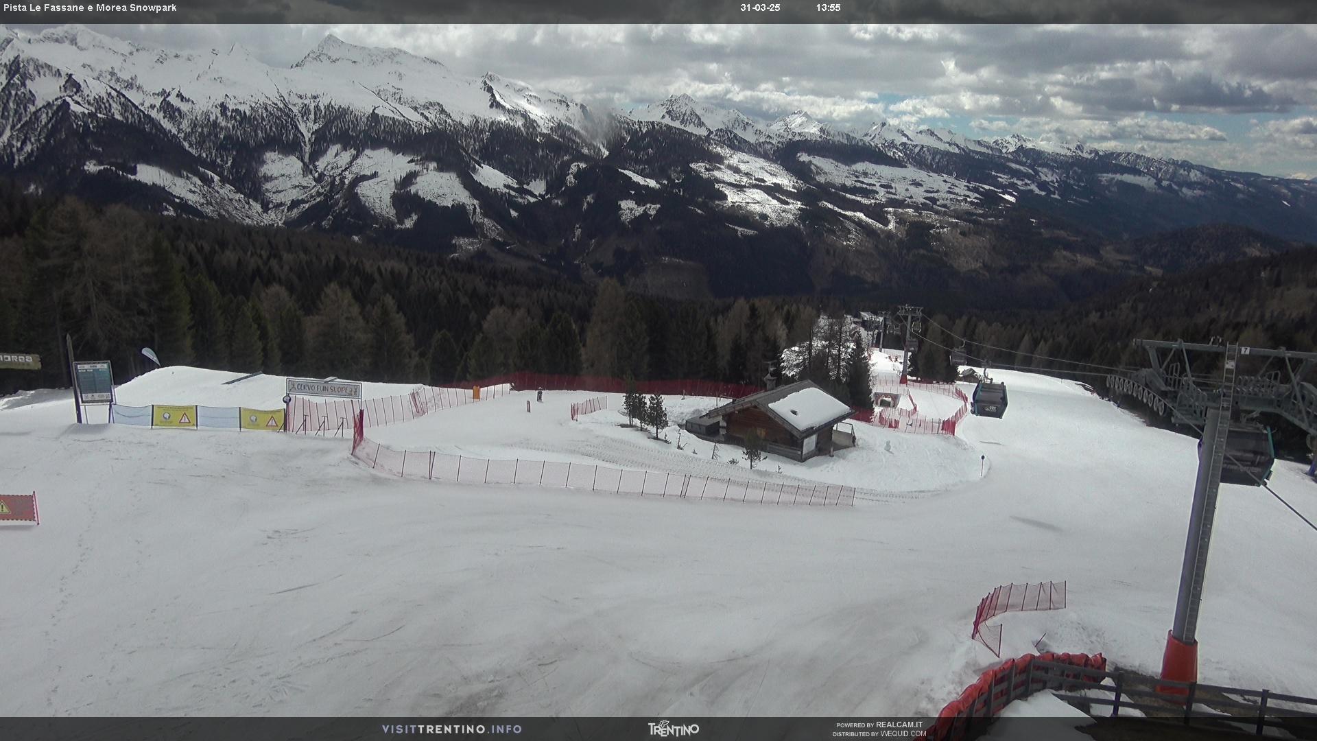 Webcam Moena - Lusia - Castelir - Piste Le Fassane