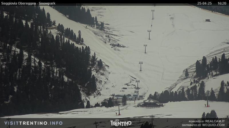 Webcam Seggiovia Obereggen snowpark